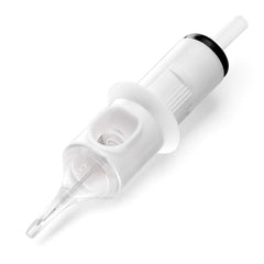 HAWINK x-taper 9-round liner; clear bevel shows needle action for consistent lines.