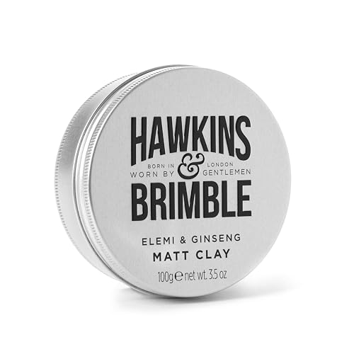 Hawkins & Brimble Matt Clay closed jar demonstrates easy, mess-free application