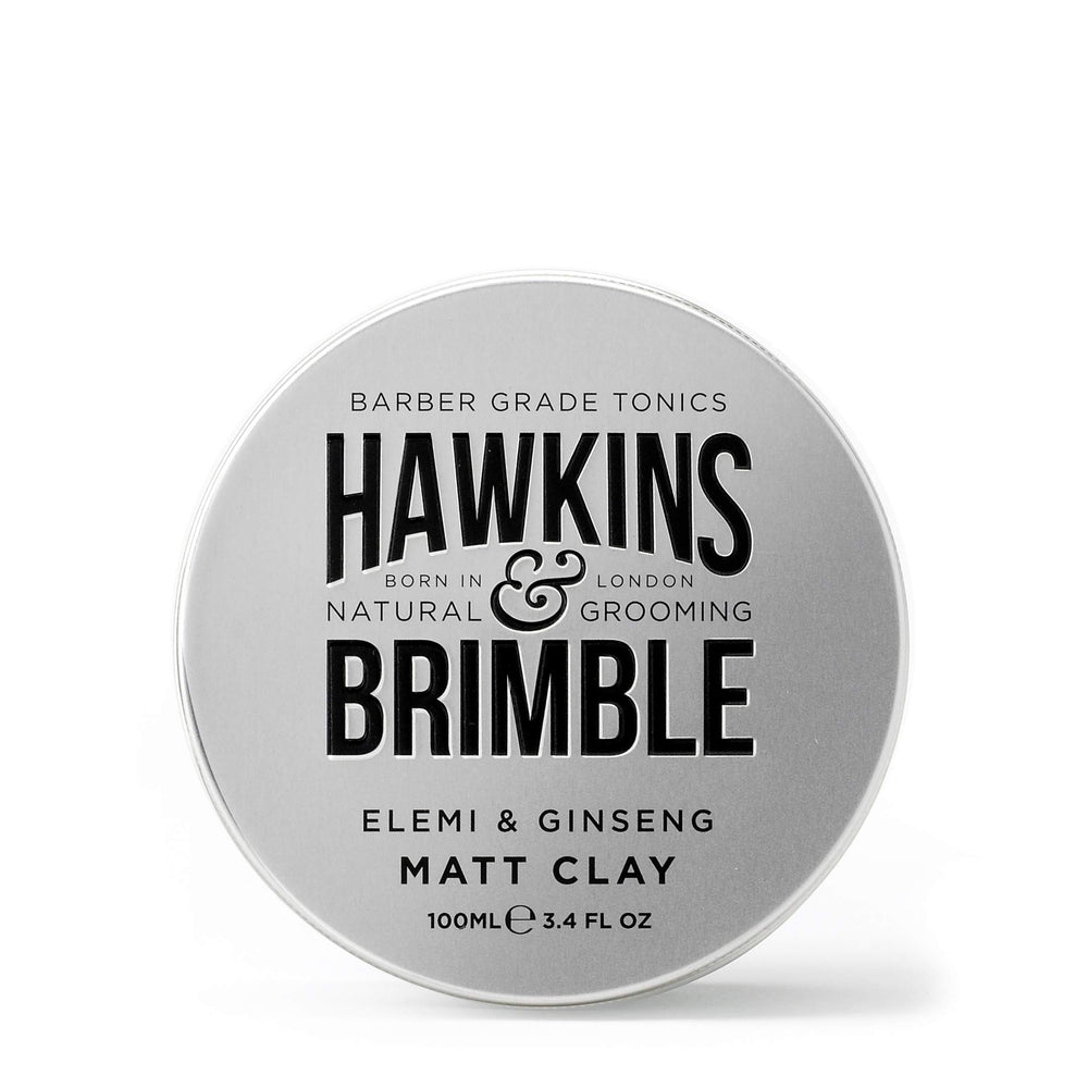 Hawkins & Brimble Matt Clay closeup highlights matte texture without shine