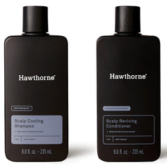 Hawthorne men's cooling shampoo bottle for itchy scalp and daily comfort