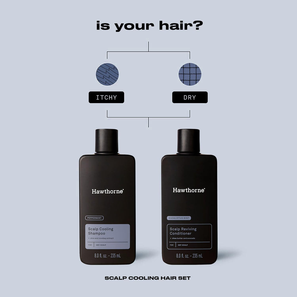 Hawthorne men's reviving conditioner bottle for dry scalp care