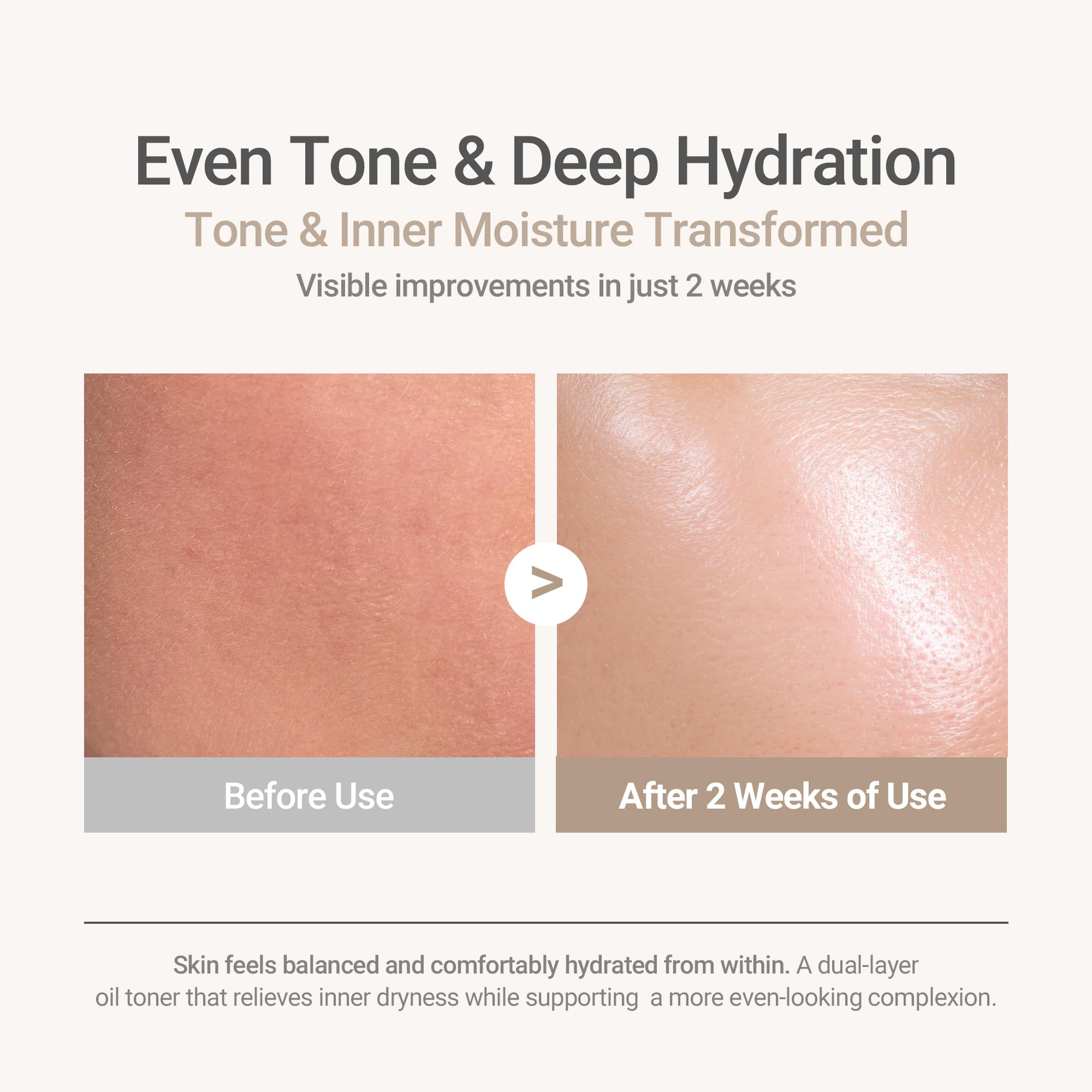 HAYEJIN RiceFila Milk Toner eight hyaluronic acids for multi-level hydration.