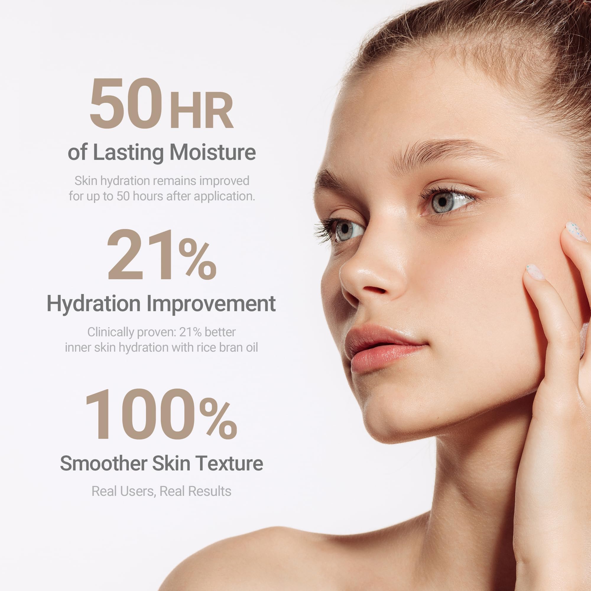 HAYEJIN RiceFila Milk Toner ingredients pack highlighting fermented rice bran and plant oils.