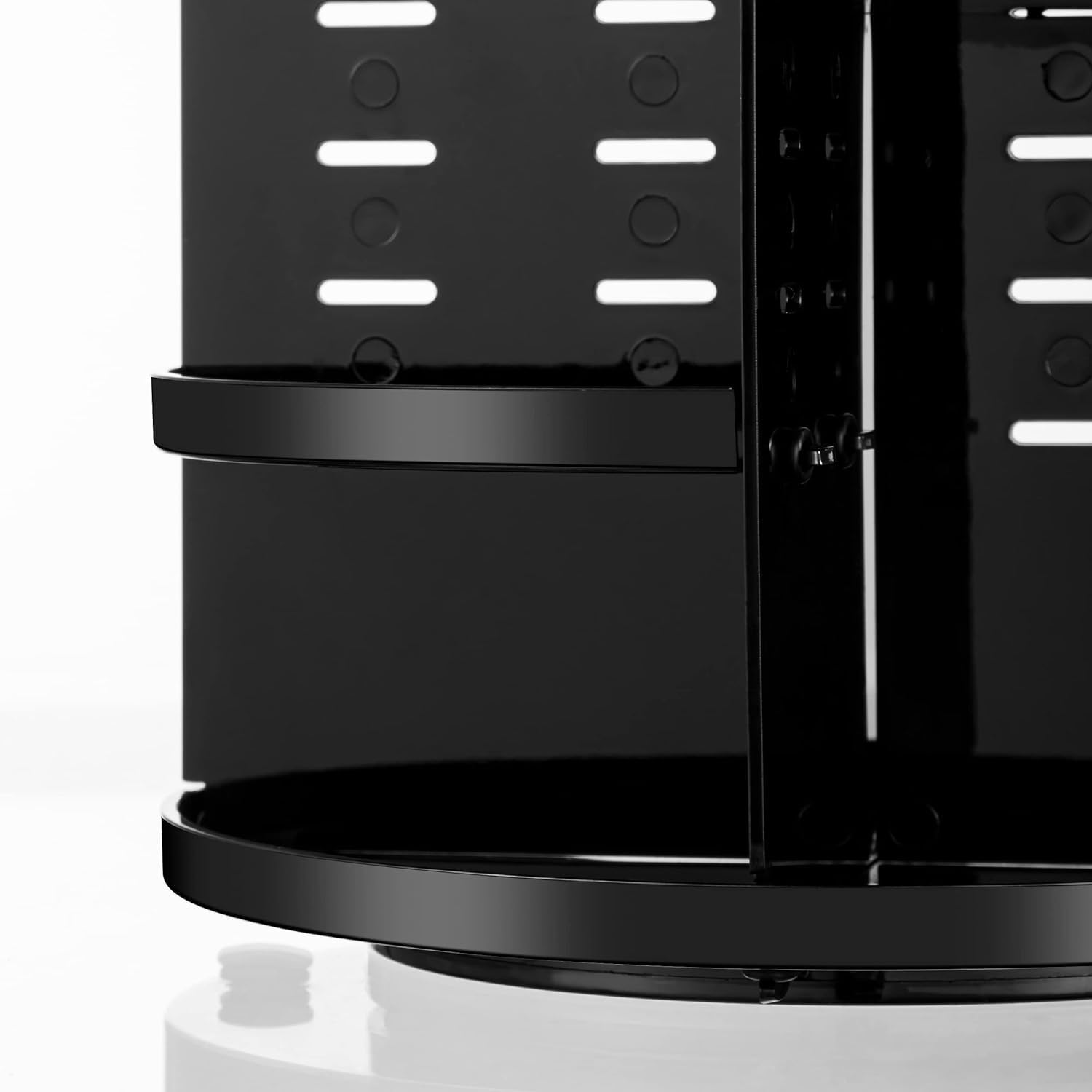 HBlife adjustable-trays makeup storage lets you fit tall bottles