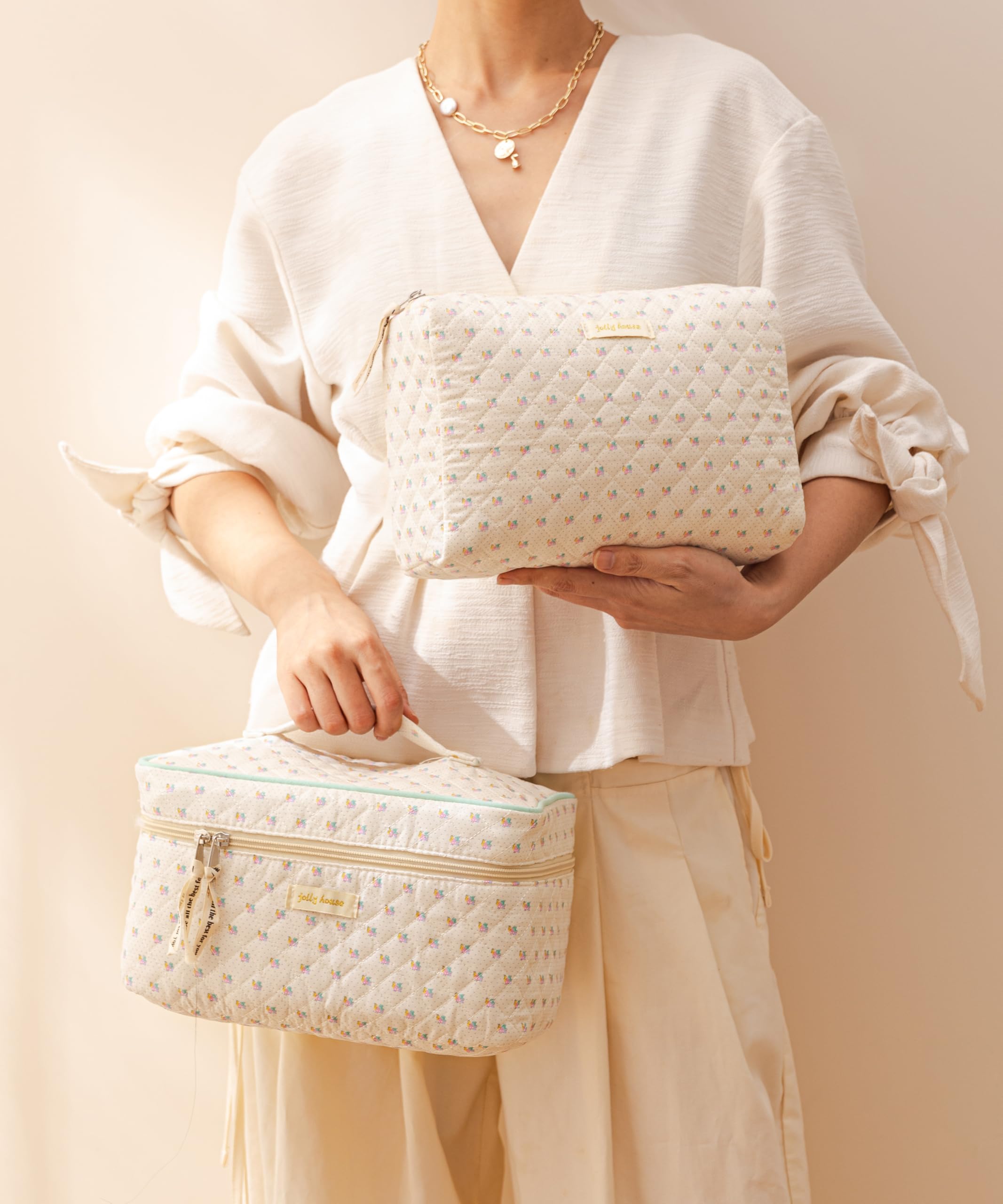 HBselect cosmetic bag as stylish accessory for travel and daily routine.