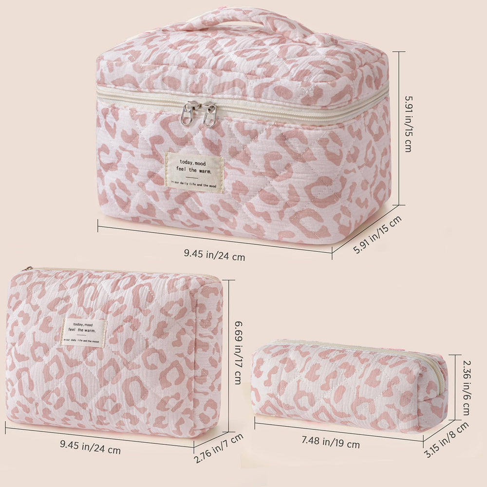 HBselect gift-ready makeup bag with floral multi-pattern for birthdays.
