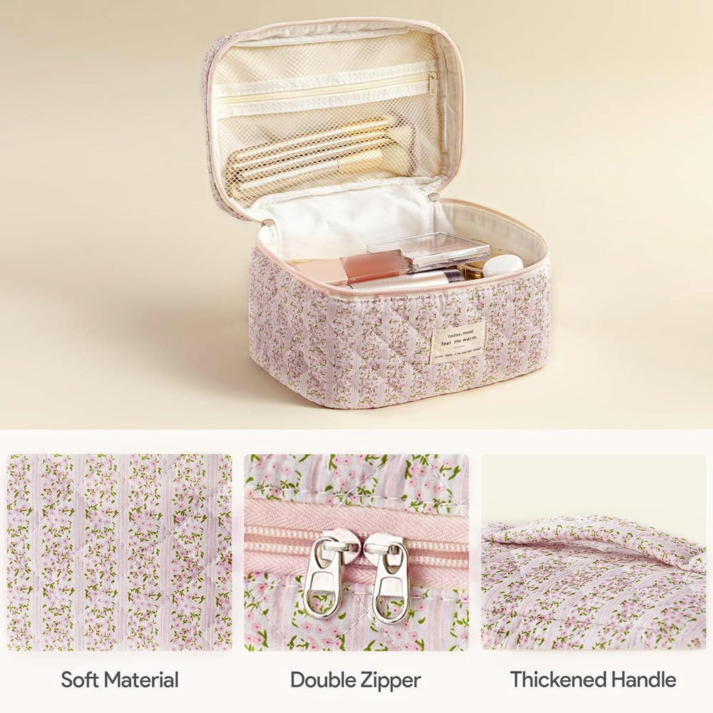 HBselect large-capacity bag holds cosmetics, skincare, and toiletries on trips