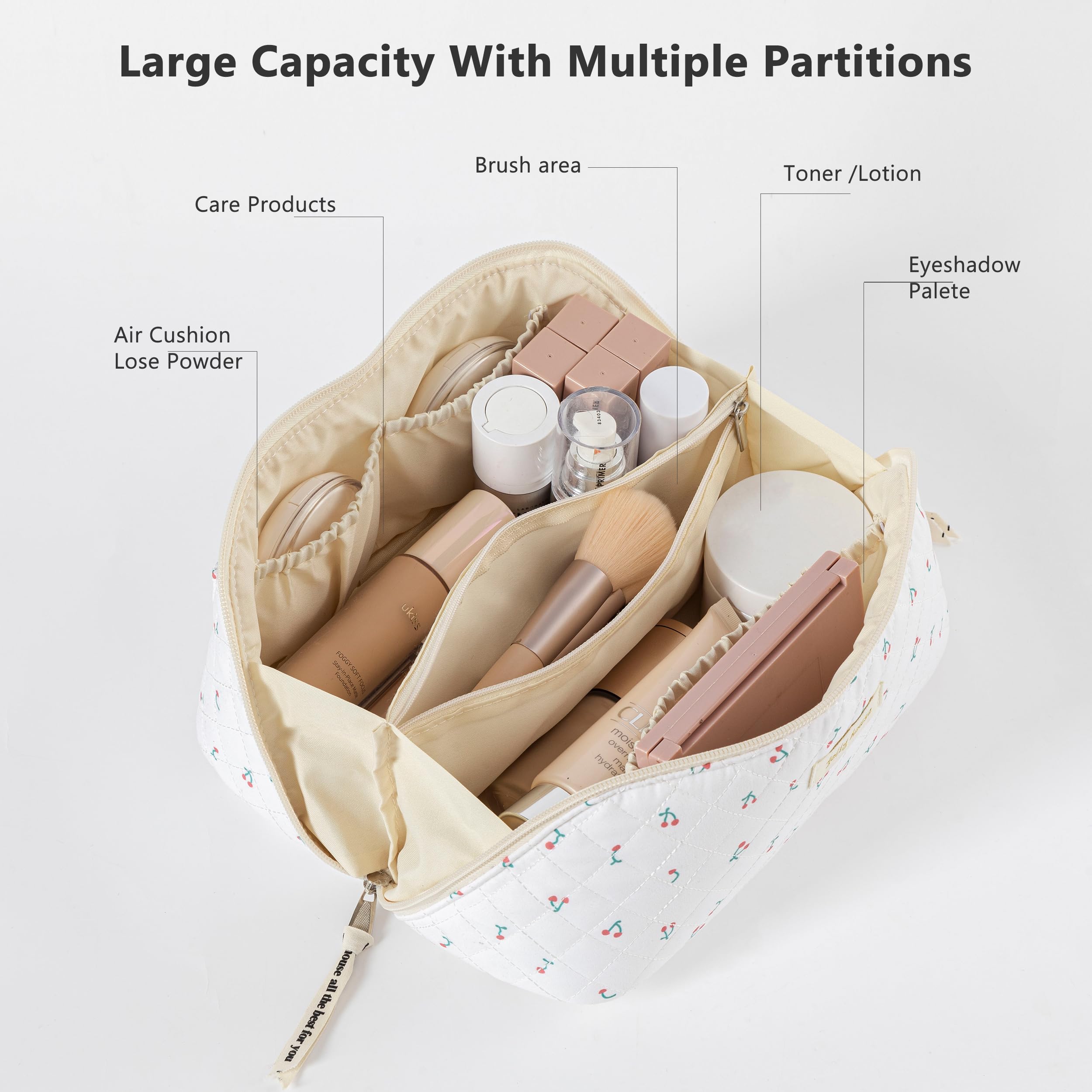 HBselect soft cotton-textured bag feels gentle to touch and durable.