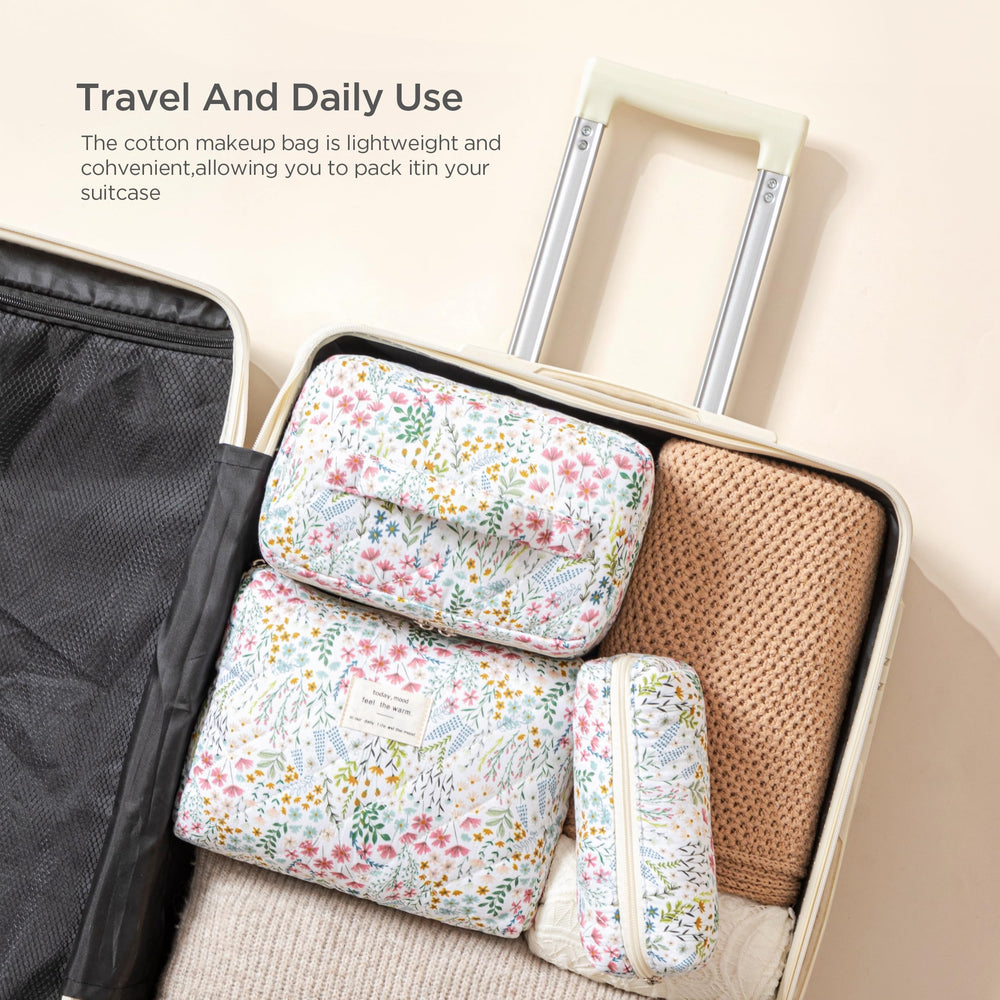 HBselect three-piece set offering versatile organizers for cosmetics and stationery