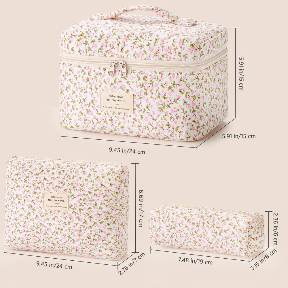 HBselect travel toiletry bag packable fits in suitcase or handbag