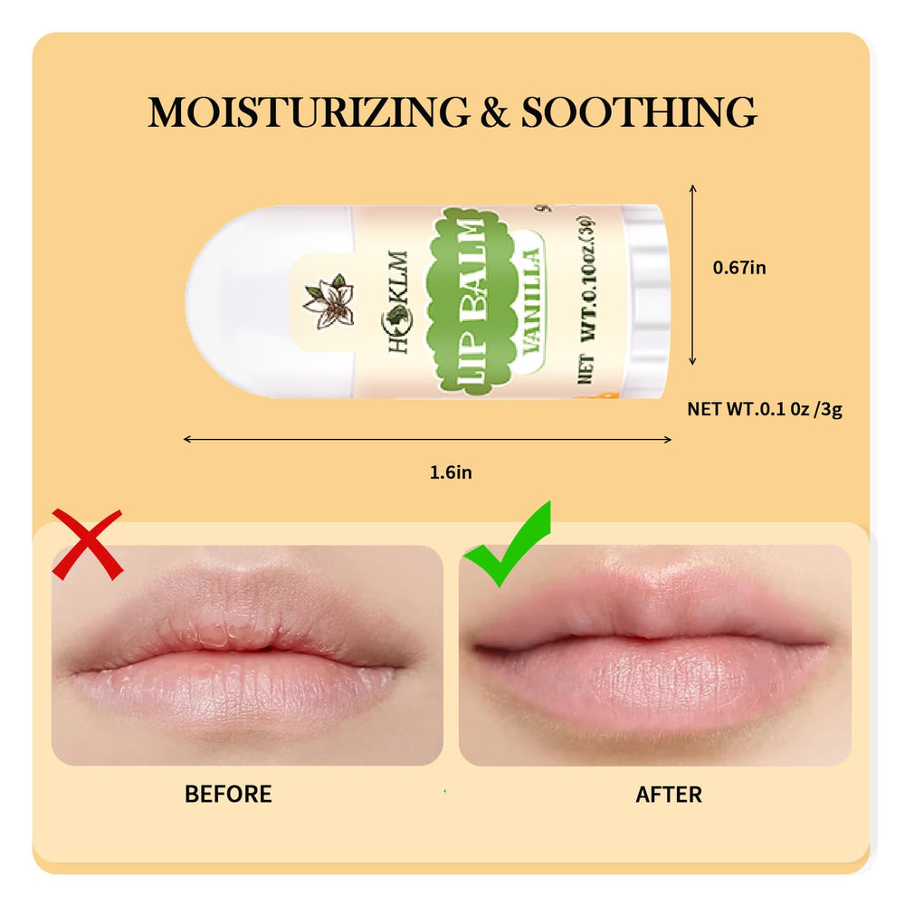 HCKLM mini lip balm pack mango flavor with coconut oil