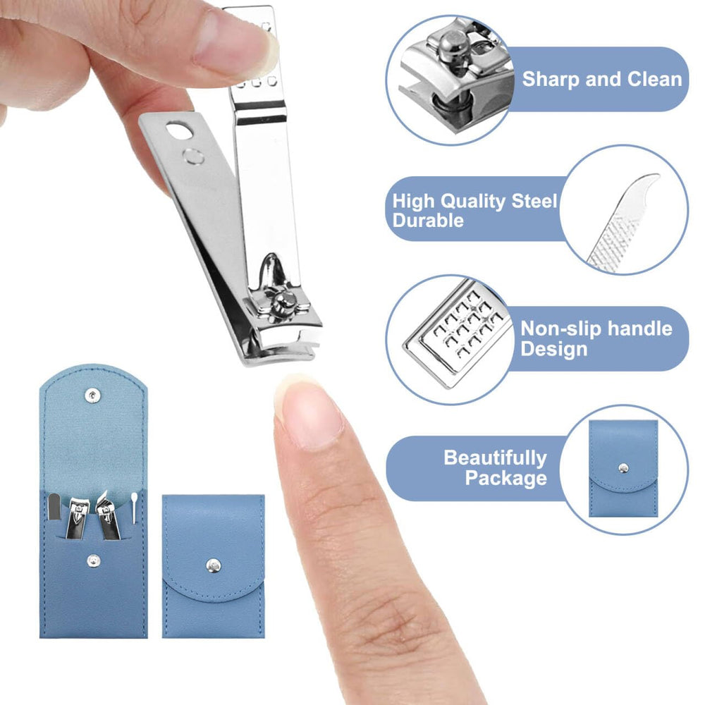 HDFCLUP portable manicure set easily slips into bags or pockets.