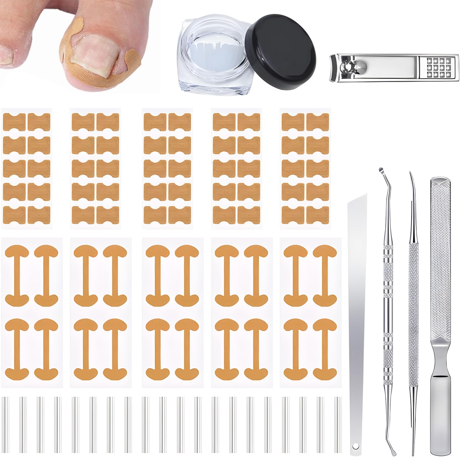 HDFDREO breathable ingrown nail stickers support comfortable daily wear and gradual correction