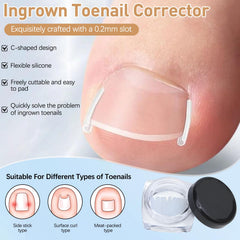HDFDREO curved toenail-correction patches align nails for natural growth and reduced pressure