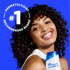 Almond oil ingredient detail with Head & Shoulders logo suggesting soothing dry scalp comfort