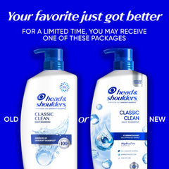 Head & Shoulders back label close-up with ingredients and directions