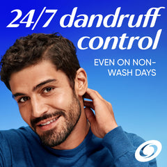Head & Shoulders shampoo pouring texture highlighting smooth consistency