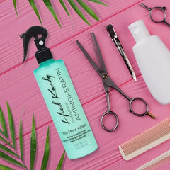 Head Kandy Third Wheel application mist ensures quick, even coverage before heat styling.