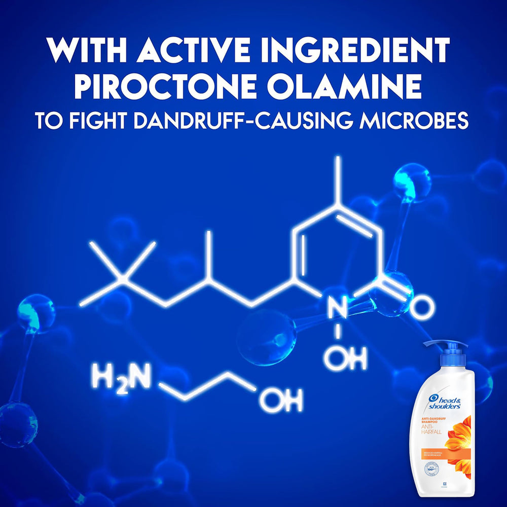 Head & Shoulders hair-wash routine scene suggests lightweight cleansing for daily use.