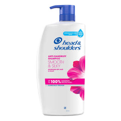 Head & Shoulders Smooth and Silky 1L bottle for silky, manageable hair