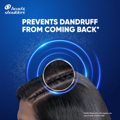 Head & Shoulders label highlights anti-dandruff formula for daily use