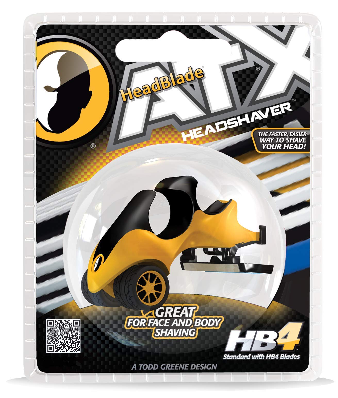 HeadBlade ATX Razor close shave potential with HB4 compatibility features