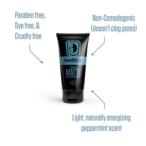HeadBlade HeadLube Matte ingredients aloe and tea tree for soothing care