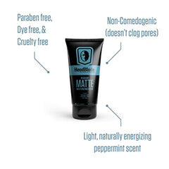 HeadBlade HeadLube Matte ingredients aloe and tea tree for soothing care
