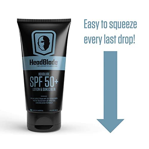 HeadBlade HeadLube SPF50 water-resistance-label suggests up to 80 minutes of activity-ready protection.