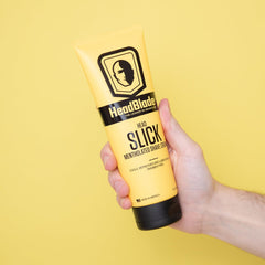 HeadBlade HeadSlick menthol cooling for a refreshing, soothing shave experience.