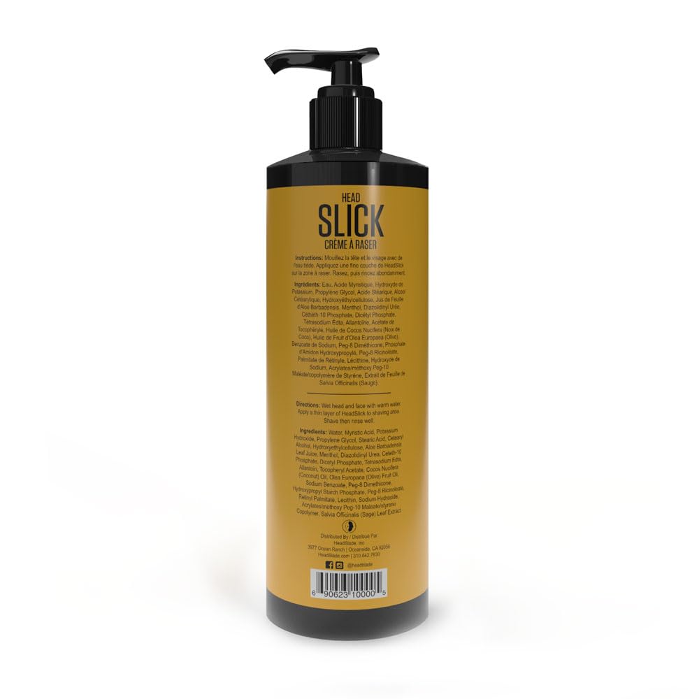 HeadSlick lather on hand shows silky lubrication for an effortless shave.