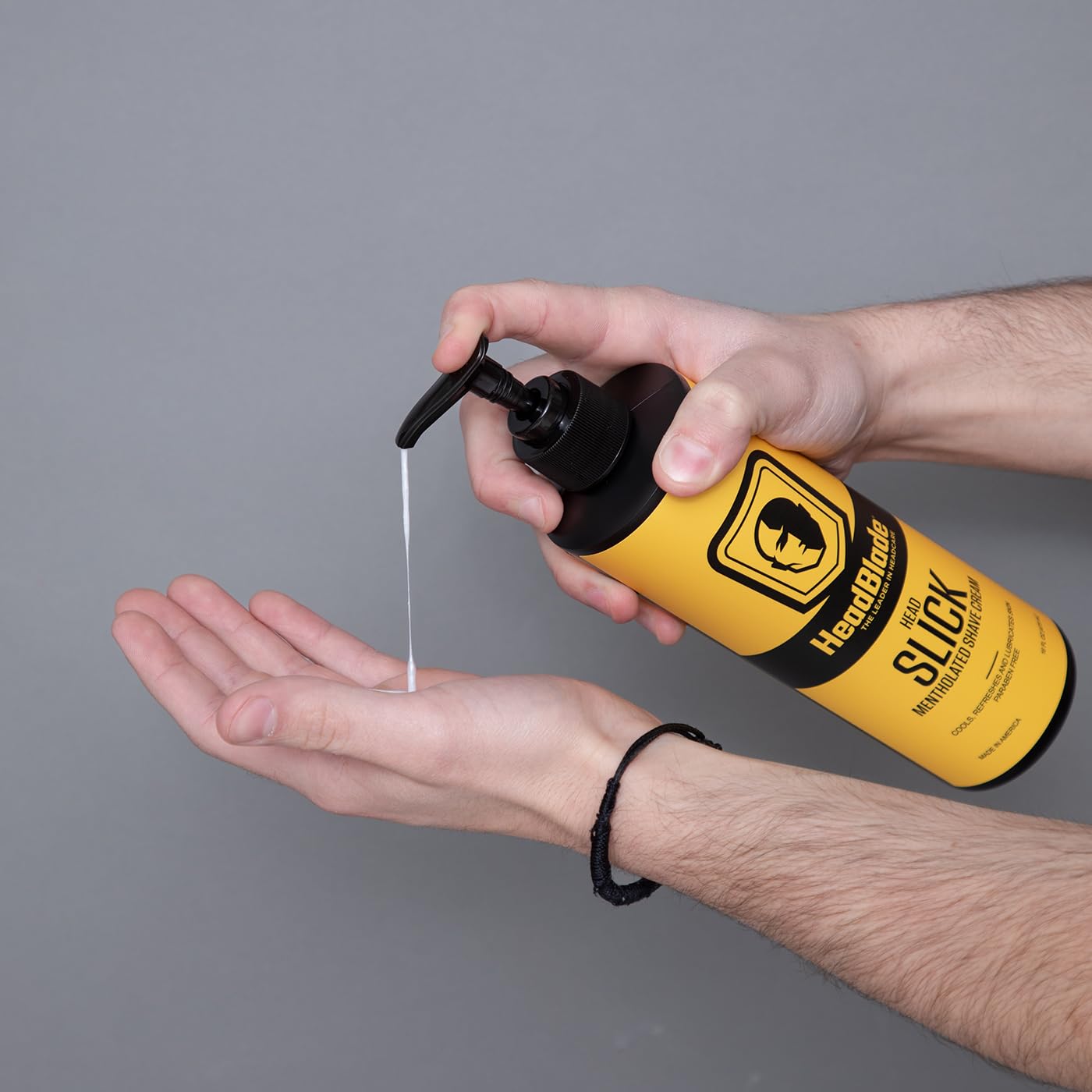 Post-shave skin with HeadSlick feels soothing for sensitive skin potential.