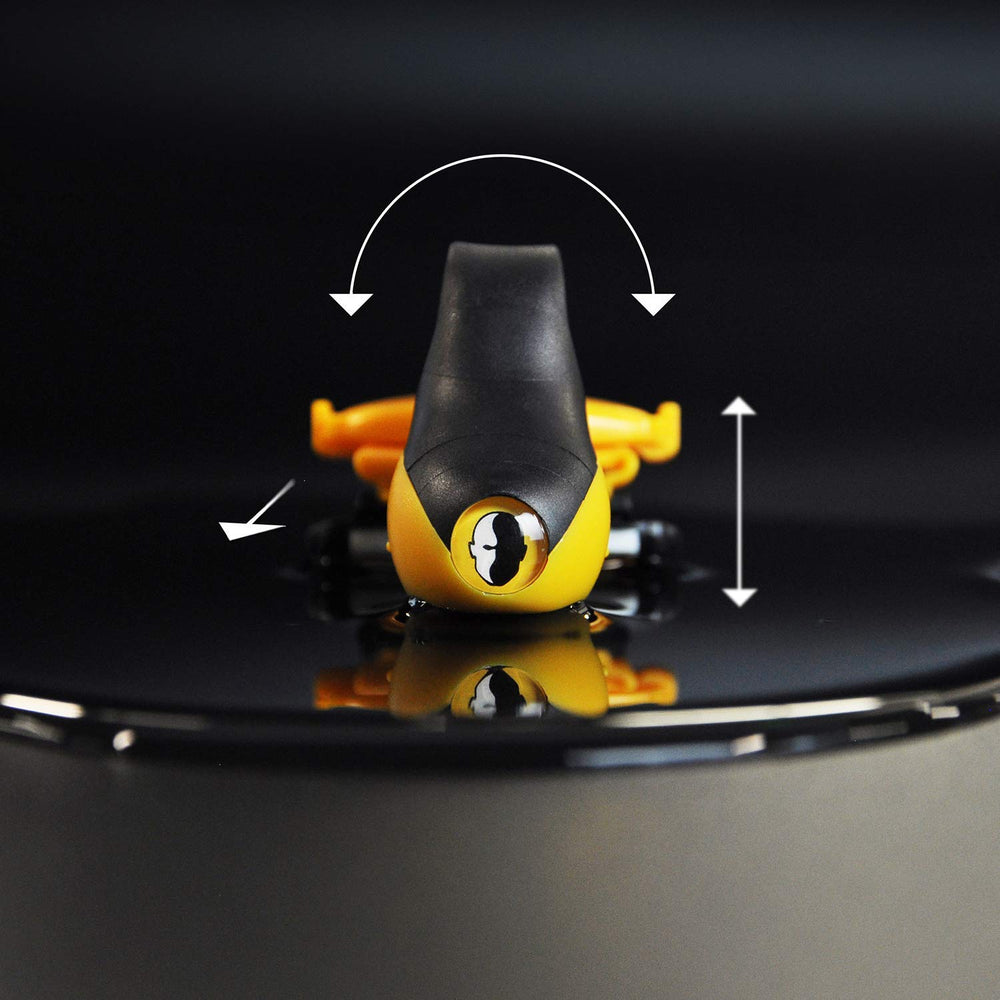 HeadBlade Moto dual suspension close-up showcases stability for a smoother pass.