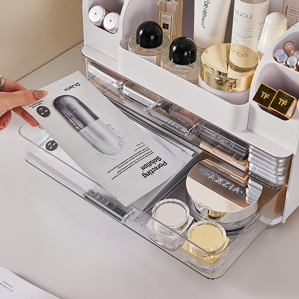 Heaime makeup organizer skincare tall bottles easily accessible