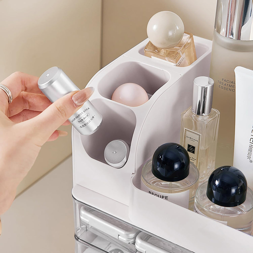 Heaime makeup organizer waterproof material for easy wipe-clean maintenance