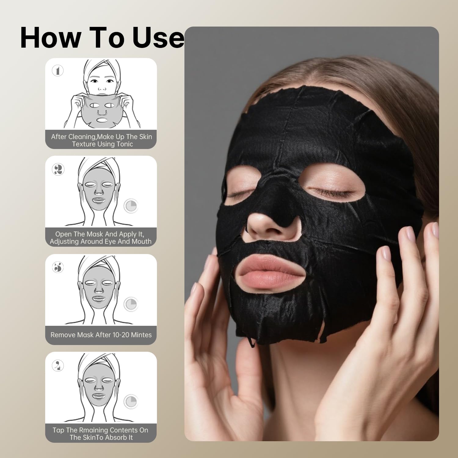 Box of 10 HEALOINE masks for convenient ongoing skincare routine