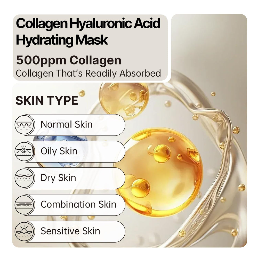 Gift-ready HEALOINE Deep Collagen Mask with seven plant extracts for sensitive skin