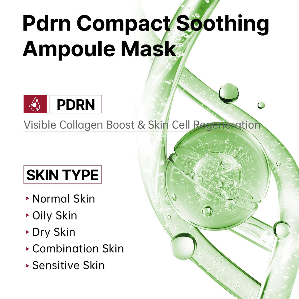 HEALOINE mask ripple-pattern fit on skin enhances contact and absorption
