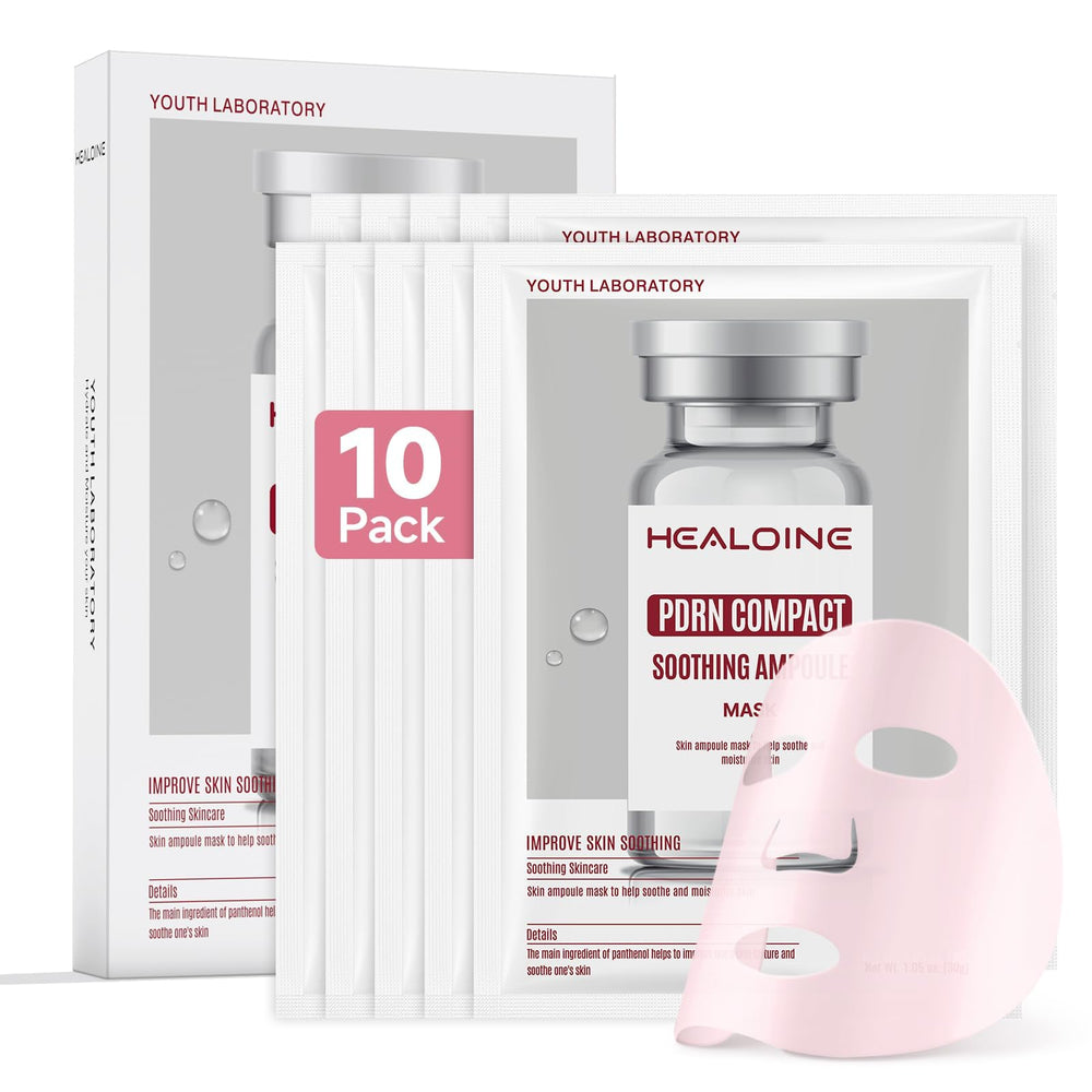 HEALOINE salmon-dna-pdrn pink deep collagen mask pack offering overnight hydration and glow