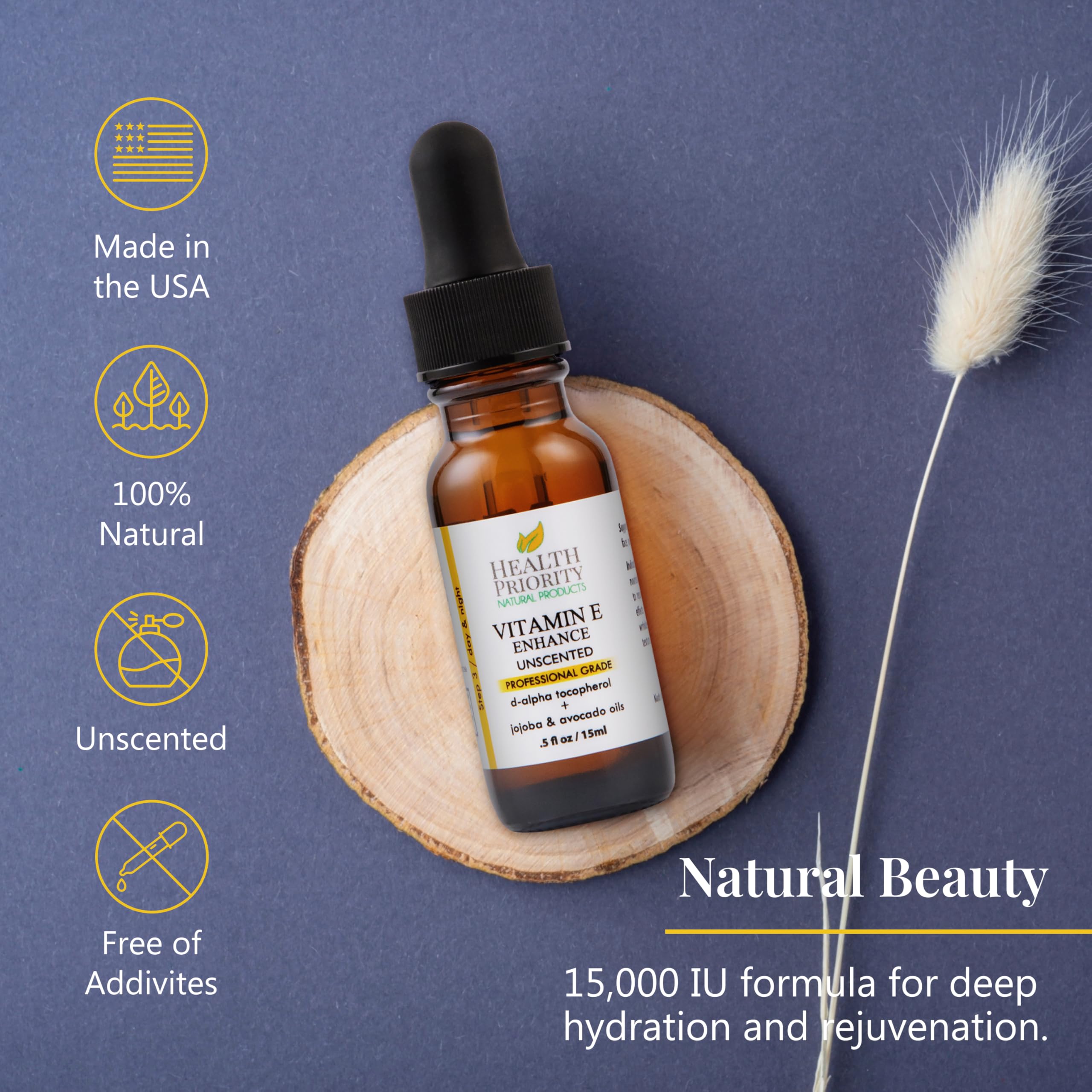 Health Priority Naturals vitamin E oil on nails and cuticles adds moisture.