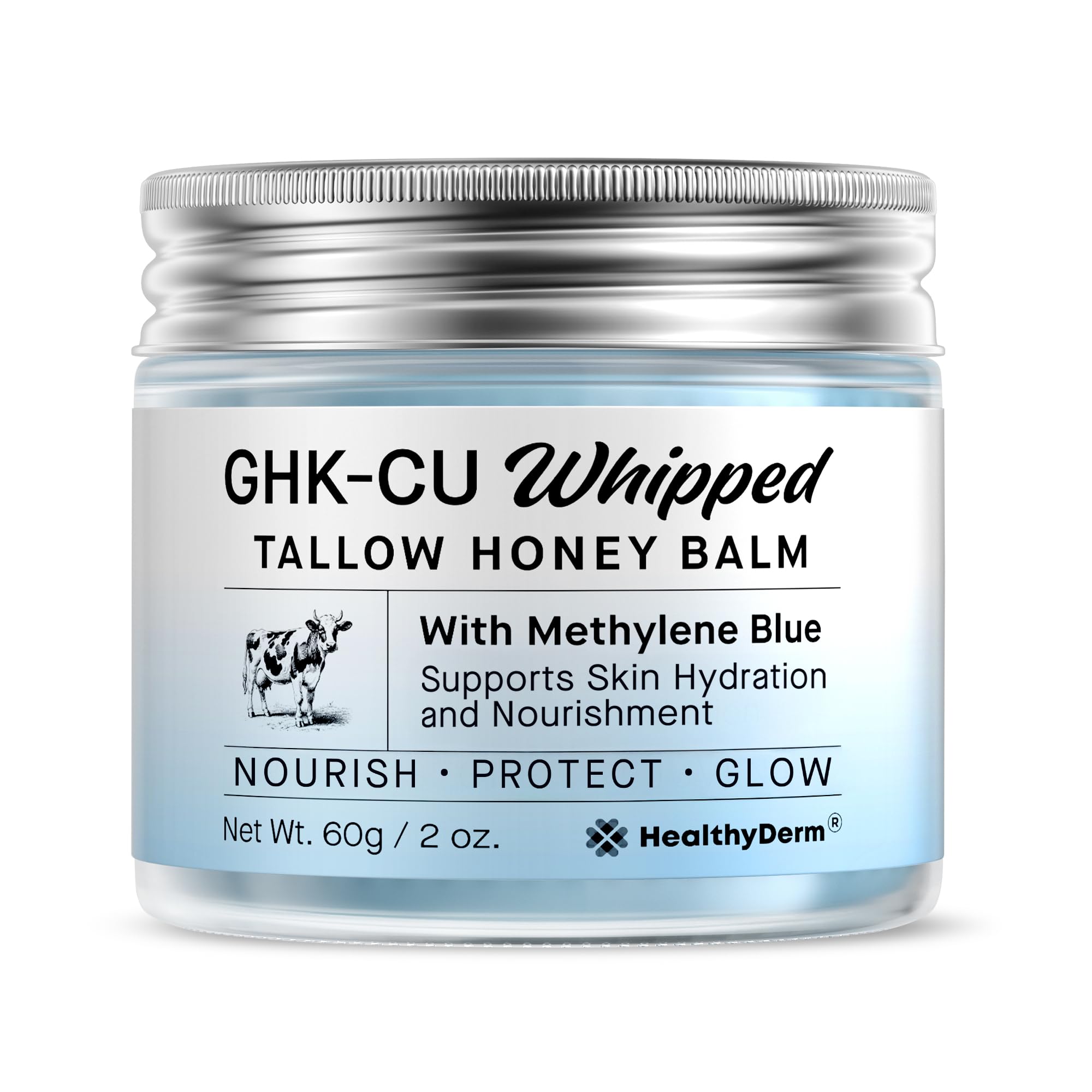 HealthyDerm Fragrance-light balm on skin demonstrates easy daily use.
