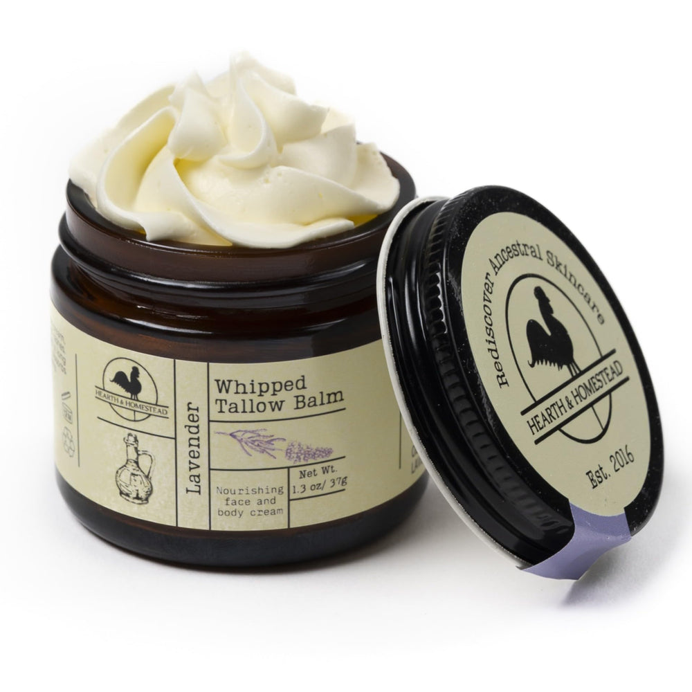 Hearth and Homestead baby lavender application demonstrates safe, gentle moisture for little skin.