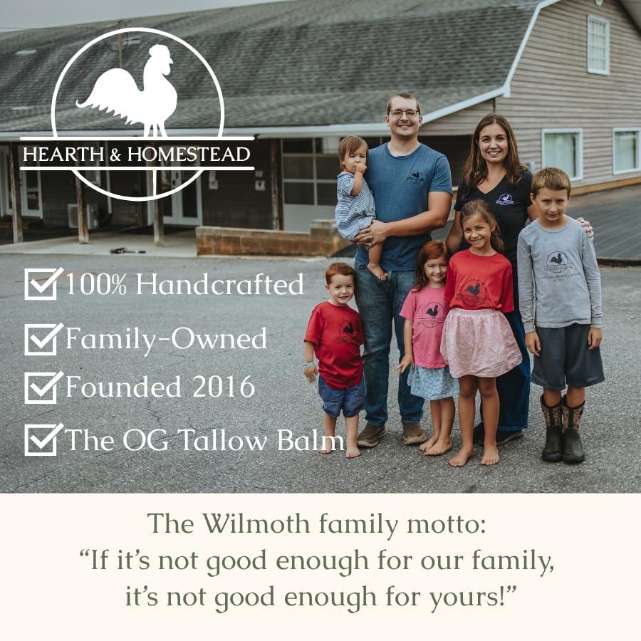 Hearth and Homestead small-batch Virginia studio craftsmanship ensures pure ingredients.