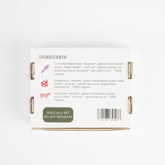 Hearth and Homestead ingredients closeup showcases tallow, cocoa butter and beeswax for nourishment.