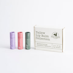 Hearth and Homestead peppermint lip balm tube offers cooling comfort for windy days.