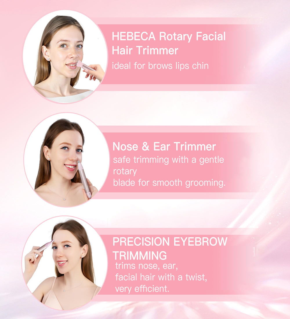 HEBECA 3in-1-face-trimmer-heads enables versatile facial hair shaping and detailing.