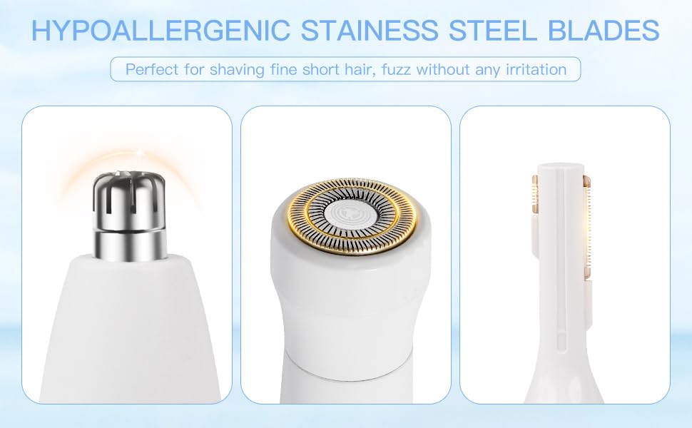 HEBECA 3-in-1 facial hair removal set for versatile grooming