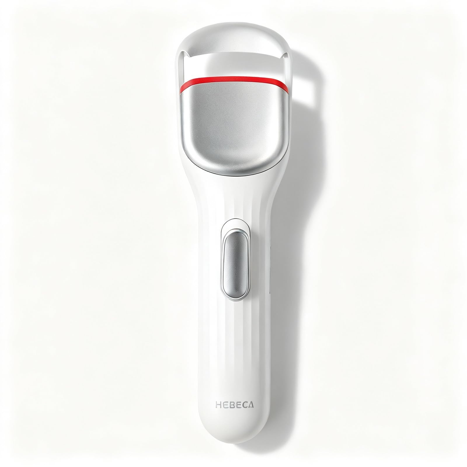 HEBECA heated eyelash curler ergonomic grip ensures comfortable control
