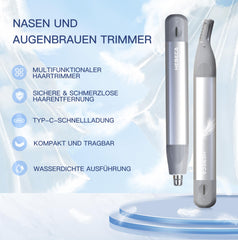 HEBECA trimmer in pocket pouch shows portability for on-the-go grooming