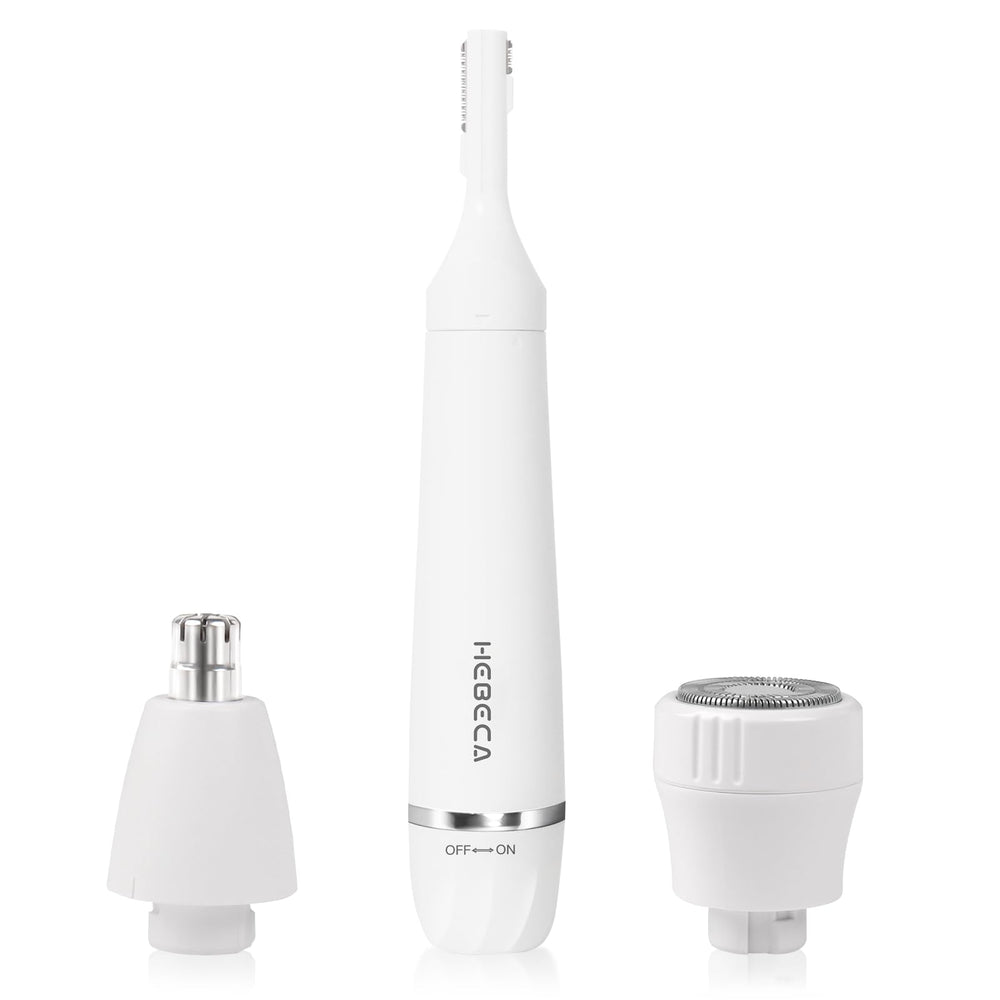 HEBECA skin safe blades highlight hypoallergenic stainless steel for sensitive skin.